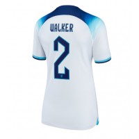 Dámy Fotbalový dres Anglie Kyle Walker #2 MS 2022 Domácí Krátký Rukáv